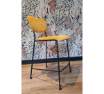 Chaise mi haute jaune ZUIVER BENSON H65- Reconditionné