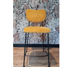 Chaise mi haute jaune ZUIVER BENSON H65- Reconditionné