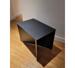 Table basse origami noire - Reconditionné