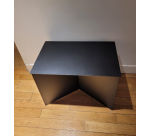 Table basse origami noire - Reconditionné