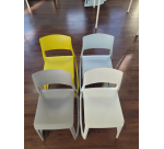 Chaise Vitra Tip Ton jaune - Reconditionné