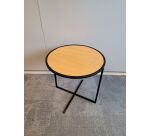 Table basse Viccarbe LINZI bois/noir ronde - Reconditionné