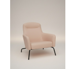 Chauffeuse Softline LINZI rose pâle - Reconditionné