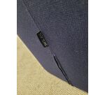Pouf Softline LINZI bleu marine carré - Reconditionné