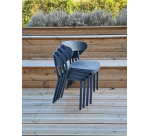 Chaises d'extérieur Resol Casino grise - Reconditionné