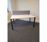 Bureau individuel Aléa Blanc 140x80cm DESIR 9 - Reconditionné