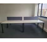 Bureau individuel Aléa Blanc 140x80cm DESIR 9 - Reconditionné