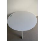 Table de réunion ronde D.110 cm blanche MANON - Reconditionné