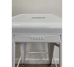 Tabouret haut Tolix blanc H75 MANON - Reconditionné