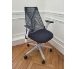 Siège Herman Miller Sayl Noir/Blanc/Noir/Gris - Reconditionné