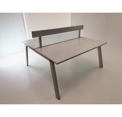 Bench de 2 places Steelcase 160x80 Blanc MANON - Reconditionné