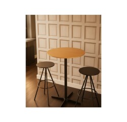 Tabouret haut Sun noir WORA - Reconditionné