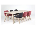 Chaise Monk rose chiné WORA - Reconditionné