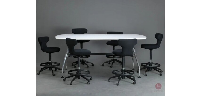 Table haute Vitra RECEP 8 230x130 cm - Reconditionné