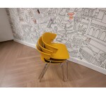 Chaise empilable CAMARGUE jaune - Reconditionné