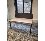 Bureau Individuel Steelcase ORACLE 2 160x80cm Bois/Noir - Reconditionné