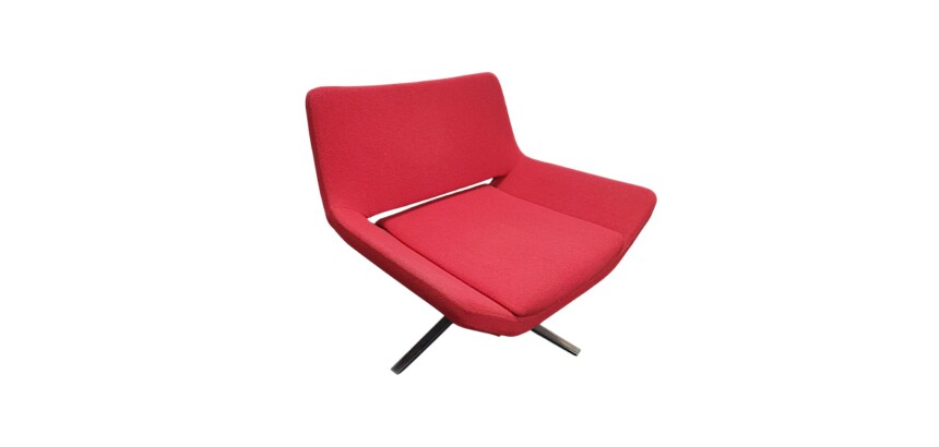 Fauteuil lounge B&B Italia rouge - Reconditionné