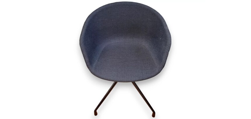 Chaises de réunion Gris Foncé AXANA - Reconditionné