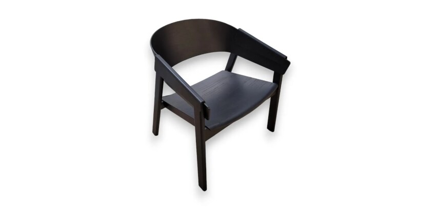 Chauffeuse en bois noir Muuto DESIR - Reconditionné