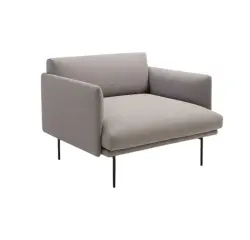 Chauffeuse lounge grise DESIR - Reconditionné