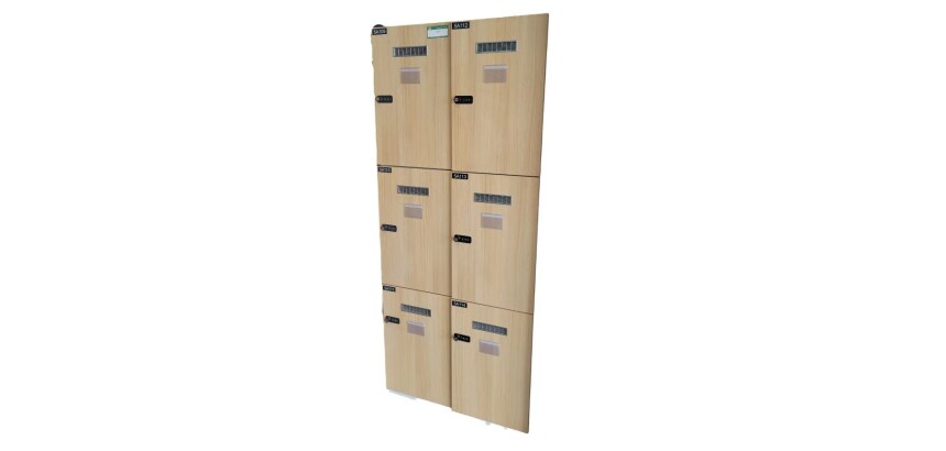 Bloc casiers 6 cases PARIS - Reconditionné