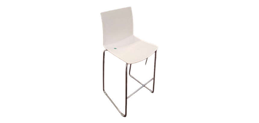 Chaise haute blanche GENEVIEVE - Reconditionné