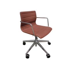 Chaise de réunion cuir marron Diemme DESIR 5 - Reconditionné
