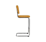 Chaise haute velours jaune Ridge Rib Zuiver - Reconditionné