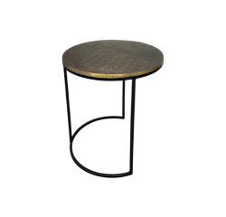 Table basse doré 45cm DESIR 5 - Reconditionné