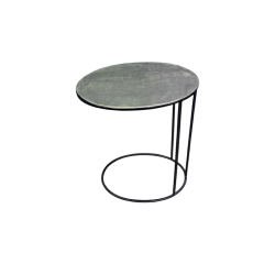 Table d'appoint argentée DESIR 5 - Reconditionné