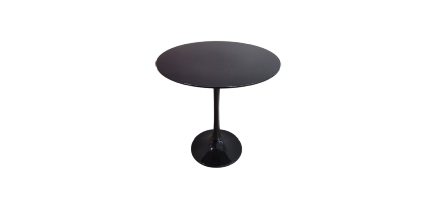 Table basse noir en marbre MAKI - Reconditionné