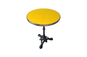 Table ronde bistrot Ardamez Jaune MAKI - Reconditionné