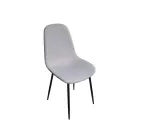 Chaise de réunion tissus Gris Clair MAKI - Reconditionné