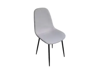 Chaise de réunion tissus Gris Clair MAKI - Reconditionné