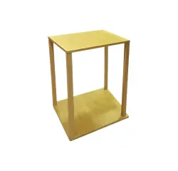Table basse en bois carré 45x45 cm - Moyen DISCO - Reconditionné