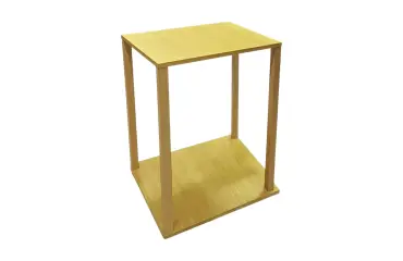 Table basse en bois carré 45x45 cm - Moyen DISCO - Reconditionné