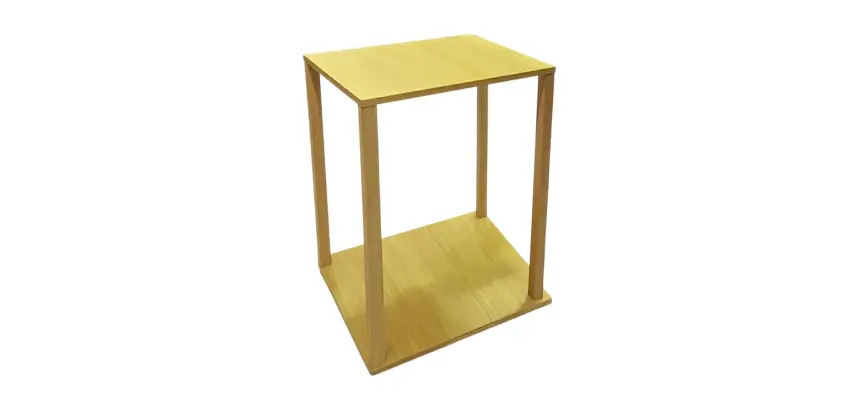 Table basse en bois carré 45x45 cm - Moyen DISCO - Reconditionné