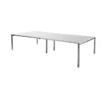Bench de 4 positions 280x162 Blanc/Gris LABRADOR - Reconditionné