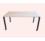 Bureau individuel SERENA 2 160x80 Pieds à roulette - Reconditionné