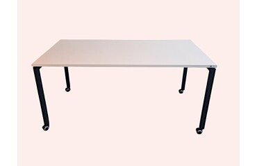 Bureau individuel SERENA 2 160x80 Pieds à roulette - Reconditionné