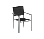 Chaise d'extérieur noire AFIDA - Reconditionné