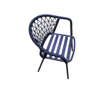Chaise extérieure Pedrali bleu marine DESIR 6 - Reconditionné