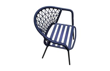 Chaise extérieure Pedrali bleu marine DESIR 6 - Reconditionné