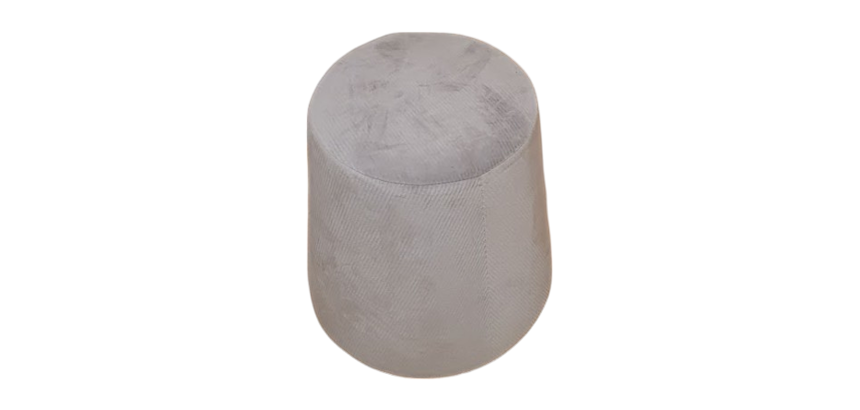 Pouf gris DESIR 6 - Reconditionné