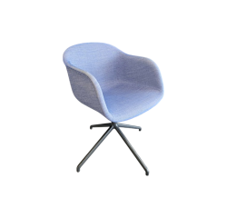 Chaise Muuto fiber bleu KINA - Reconditionné