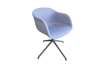 Chaise Muuto fiber bleu KINA - Reconditionné