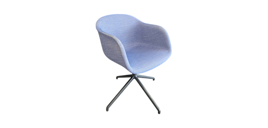 Chaise Muuto fiber bleu KINA - Reconditionné