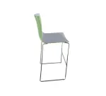 Chaise haute empilable Arper Catifa blanc/verte KINA - Reconditionné
