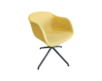 Chaise Muuto fiber jaune KINA - Reconditionné