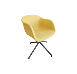 Chaise Muuto fiber jaune KINA - Reconditionné